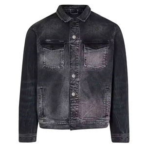 Veste en jean pour homme de haute qualité, nouvelle mode streetwear, prix de gros, qualité supérieure, toucher doux - Product Image 1