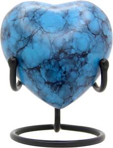 โกศหินอ่อนสีขาวหรูหรา ขนาด 50 มล. รูปหัวใจ สำหรับใส่ของที่ระลึก |   โรงงานขายส่ง - Product Image 3