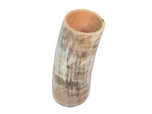 Luxueux court buffle corne noire Viking verres à corne à boire haute qualité écologique sculpté artisanat naturel - Product Image 3