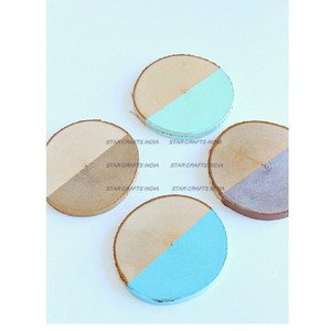 Posavasos brillante de resina epoxi de calidad para mesa de madera, posavasos de resina de madera con soporte de SCI - Product Image 3