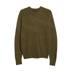 Col rond tricot décontracté hommes pull personnalisé tricoté cachemire hommes pull nouveauté pull respirant - Product Image 1