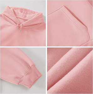 Sudadera con Capucha Estampada, Holgada, con Relieve, para Mujer, de Algodón, Informal, para Uso Diario, Elegante - Product Image 6