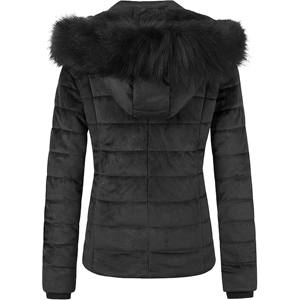 Chaqueta Acolchada Tejida Personalizada para Mujer 2025/2026, Transpirable, de Secado Rápido, Cálida, con Cuello Alto, Frente Liso Teñido, Cremallera, Informal, para Invierno y Aire Libre - Product Image 2