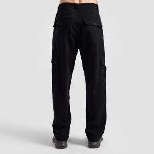 Summer Lightweight <b>Work</b> <b>Cargos</b> Black XL Size High Waist Waterproof Canvas Woven Cotton Camouflage Pattern Zipper Pleat - Product Image 2
