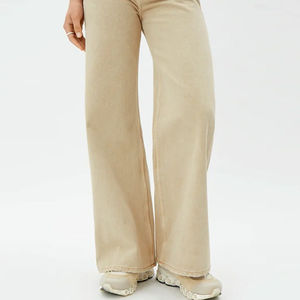 Overol de Mezclilla de Pierna Ancha para Mujer, Estilo Urbano, Color Gris, Transpirable, de Secado Rápido, Ecológico, Ropa Casual de Calle, 100% Algodón - Product Image 4