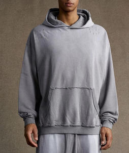 Nouveau Design Acid Wash Hoodie 100% Coton Séchage Rapide Anti Pilling Acid Wash Hoodie Doux Acid Wash Hoodie Pour Hommes - Product Image 5