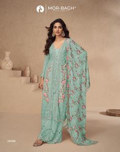 Costume indien traditionnel Salwar Kameez avec broderie lourde et design élégant pour les vêtements de mariage disponibles au meilleur prix - Product Image 3
