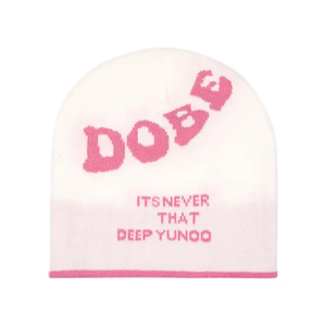 หมวกบีนนี่แจ็คการ์ดทำจากอะคริลิคสำหรับฤดูหนาวใส่ได้ทุกเพศลายหมวกมีโลโก้ออกแบบได้ตามต้องการสำหรับใส่ไปทะเลเดินทาง - Product Image 3