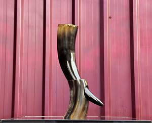 Corne à boire Viking polie écologique faite à la main naturelle personnalisée pour la maison Restaurant et hôtel Agate - Product Image 4