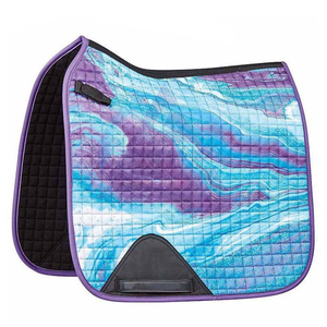 Tapis de selle pour cheval doublé en polaire douce, imprimé sur mesure |   Service personnalisé OEM, respirant, léger, vente en gros - Product Image 1