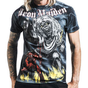 เสื้อยืดลำลองสำหรับผู้ชายฤดูร้อนพิมพ์ลายสีพื้นแขนสั้นแบบถักระบายอากาศพิมพ์ลายดิจิตอล - Product Image 3