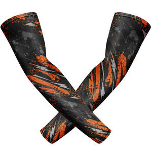 Manchons de bras unis noir et blanc pour cyclisme, randonnée, pêche, sports motorisés et activités de plein air – Protection solaire estivale - Product Image 5