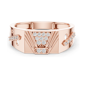 Bague pour femme en diamant de laboratoire 0,182 CT, clarté VVS-VS EF, or 18 carats, 14 carats, 10 carats et argent 925, or rose, or jaune, or blanc - Product Image 2