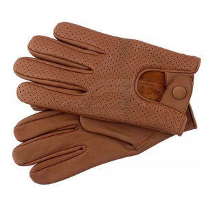 Wholesale Custom Premium Quality Breathable Unisex Leather Winter Full Finger <b>Driving</b> <b>Gloves</b> for Adults Outdoor Casual Use - Product Image 4