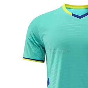 Meilleures ventes : Ensembles d'uniformes de football à prix abordable, respirants, 100 % polyester, design personnalisé, unisexe, pour adultes, manches courtes, haute qualité - Product Image 6