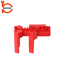 BOYUE China buen precio Industrial PP seguridad ajustable válvula de bola dispositivo de bloqueo rojo calidad bloqueo para exportación