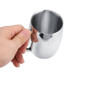 Tasse à bière en acier inoxydable 1000ml avec poignée Tasse à café Tasse à bière avec Moscow Mule Party Ware Utilisation pour au meilleur prix - Product Image 2