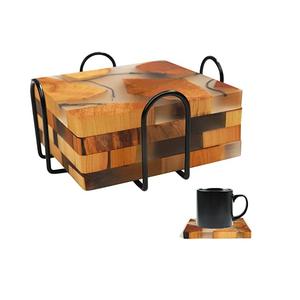 Dessous de verre en métal de style classique personnalisable décoration de table de haute qualité ustensiles de cuisine support de dessous de verre en vente - Product Image 1