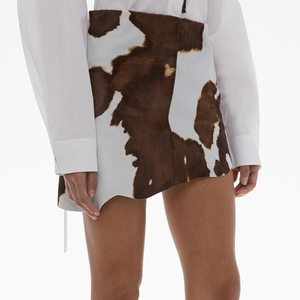 Falda de Cuero Vacuno Hecha a Medida con el Mejor Diseño, de Alta Calidad, Cómoda, Elegante, Impermeable, de Color Sólido, Informal para Mujer - Product Image 5