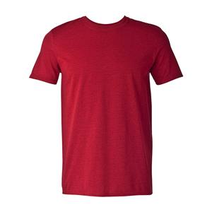 Cherry Red Men's Premium Quality Summer T-Shirt Slim Fit y transpirable 100% Cotton Casual Jersey Low MOQ Custom Wholesale - Product Image 1