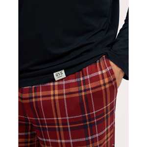 ชุดนอนเฮนลีย์ผู้ชายพรีเมียมแบบสั่งทำพิเศษ ผ้าถักซาตินและผ้าฝ้าย พร้อมโลโก้สั่งทำ ชุดลำลองใส่สบายสำหรับฤดูหนาว - Product Image 2