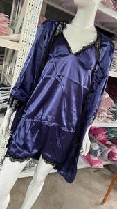 Conjunto de Pijama de Satén para Mujer, Elegante y Cómodo, Dos Piezas - Product Image 4