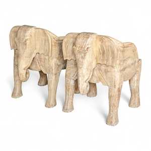 Silla de Madera Estilo Rústico con Forma de Elefante para Muebles de Restaurante - Product Image 4