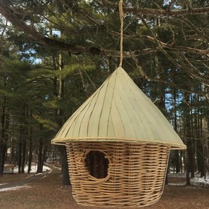 บ้านนกหวายถักด้วยมือบ้านนกหวายธรรมชาติยั่งยืน - Product Image 2