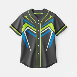 ชุดเบสบอลทีมแบบกำหนดเอง กางเกงระบายอากาศ แห้งเร็ว คอวี ยูนิเซ็กซ์ ทนทาน ผลิตจากโพลีเอสเตอร์ 100% พิมพ์ลายเต็มตัว ขายส่ง - Product Image 3