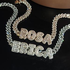 Elegante Collar con Colgante de Plata 925 Chapado en Oro con Diamantes Moissanite VVS, Estilo Hip Hop, para Hombre y Mujer, a Bajo Precio - Product Image 4