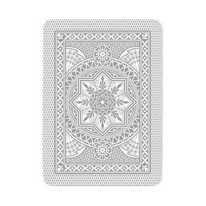 การ์ดเล่นเกมมืออาชีพทำจากพลาสติกสีเทาขนาดใหญ่ไมครอนขนาดใหญ่330ไมครอนโลโก้ออกแบบได้ตามต้องการ - Product Image 1