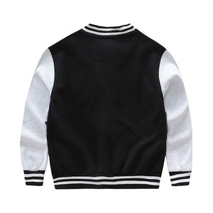 Chaqueta universitaria de diseño personalizado para hombre, proveedor de chaquetas tipo letterman, mezcla de lana y cuero, chaqueta de equipo de béisbol - Product Image 3