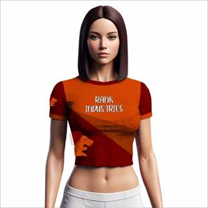 2025 coton Polyester femmes haut court séchage rapide femmes haut court manches courtes femmes haut court - Product Image 1