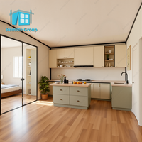 Casa Contenedor Expandible Plegable de 40 pies Personalizable y Popular con Cocina y Baño