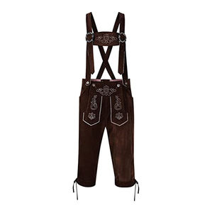 กางเกงหนังแท้แบบบาวาเรียนสำหรับทุกเพศ แห้งเร็ว ผ้าแคนวาสอย่างดี ชุดเยอรมันดั้งเดิม ขายตรงจากโรงงาน | - Product Image 2