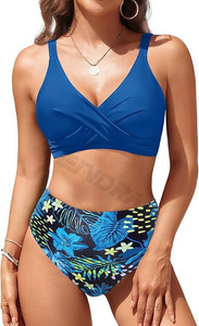 2025 grande taille imprimé fleuri Bikini ensemble Sexy maillots de bain push-up pour les femmes nouveau 2 pièces maillots de bain maillot de bain - Product Image 5