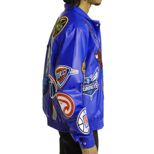 2024 New Fashion Design Baseball <b>Jacket</b> Loose Plush Embroidery Letter <b>Men</b> Custom Street Varsity <b>Men's</b> <b>Jackets</b> - Product Image 4