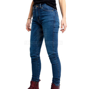 Pantalones Vaqueros de mujer de estilo de alta calidad de nuevo diseño personalizado pantalones vaqueros de mujer cómodos de color sólido - Product Image 5