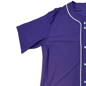 Jerseys de béisbol de desgaste universitario con cuello en V bordado personalizado para unisex - Product Image 6