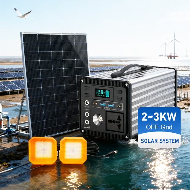 400W 500W Solar Generator Kit 220V Complete Off-Grid Power Solution
