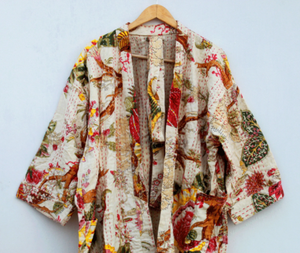 ชุดกิโมโนมีเข็มขัดผูกโบว์ลายดอกไม้สำหรับฤดูหนาวเสื้อโค้ทสำหรับผู้หญิงเสื้อคลุมงานปาร์ตี้ทำมือสไตล์ญี่ปุ่น - Product Image 6