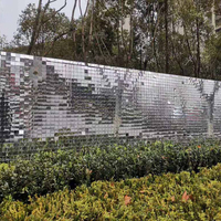 Nouvelle Façade Cinétique Extérieure Moderne, Revêtement Personnalisé en Acier Inoxydable et Aluminium, Mur Rideau Écologique à Conception Dynamique