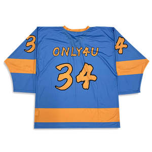 High Quality Printed Ice Hockey Jersey Wholesale Custom Team Uniform Quick Dry Breathable OEM Service 100% Polyester Unisex - Product Image 2