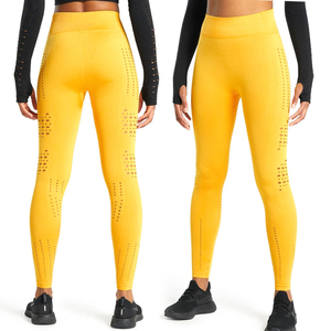 Mallas deportivas de cintura alta para mujer, mallas de compresión para entrenamiento, mallas de Yoga, pantalones sin costuras, ropa deportiva personalizada - Product Image 3