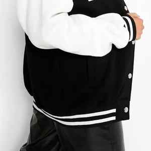 Nuevas chaquetas de tendencia para mujer, ajuste a medida, logotipos personalizados y combinaciones de colores vibrantes, chaqueta universitaria Premium para mujer - Product Image 4