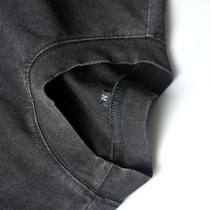 Conjunto de Camiseta y Pantalones Cortos para Hombre, Diseño Gráfico de 2 Piezas, Lavado Ácido, con Logotipo Impreso Personalizado de Fábrica, Traje Deportivo de Verano para Hombre - Product Image 5