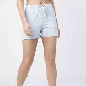 Haute qualité coton femmes Shorts décontracté court été femmes Shorts réglable cordon ceinture Shorts pour femme - Product Image 5