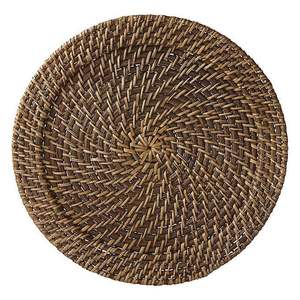 Wholesale Rattan Bohemian Style Charger <b>Plates</b> Handmade Durable Eco-Friendly Lightweight Customizable Catering Hotel - Product Image 1