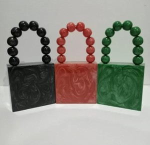 Mini pochette en résine à la mode de haute qualité pour fête et mariage-légère et durable - Product Image 5