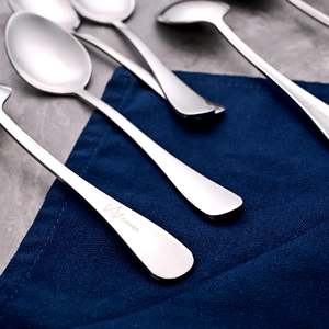 <b>Set</b> of 6 Velvet Shine <b>Silver</b> <b>Tea</b> Spoons Elegant Coffee & <b>Tea</b> Tools - Product Image 2